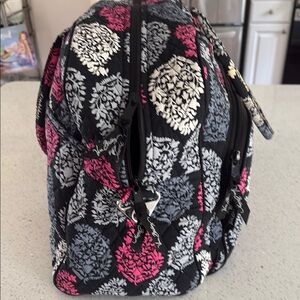 Vera Bradley Black and Pink Patterned Women's Bag